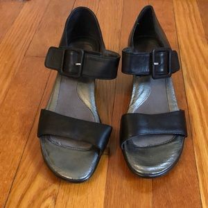 NAOT size 38 sandals Black in very good used condition. Very comfy